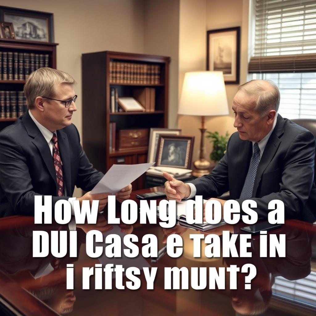 How long does a DUI case take in Otsego County