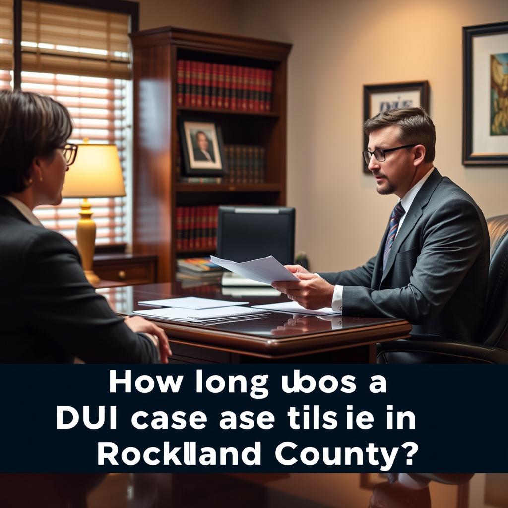 How long does a DUI case take in Rockland County